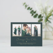 Mod Galerij EDITABLE KLOR De datum wijzigen Briefkaart (Staand voorkant)