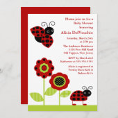 Mod Garden Baby shower Uitnodiging (Voorkant / Achterkant)