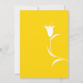 MOD GELE TULP HUWELIJK KAART (Achterkant)