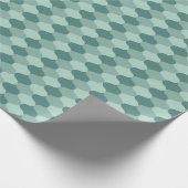 Mod Gift Wrap | Aqua Ogee Cadeaupapier (Hoek)