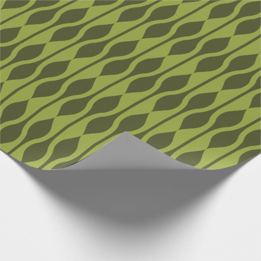 Mod Gift Wrap | Avocado-druppels Cadeaupapier (Hoek)