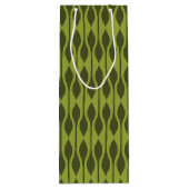 Mod Gift Wrap | Avocado-druppels Wijn Cadeautas (Achterkant)