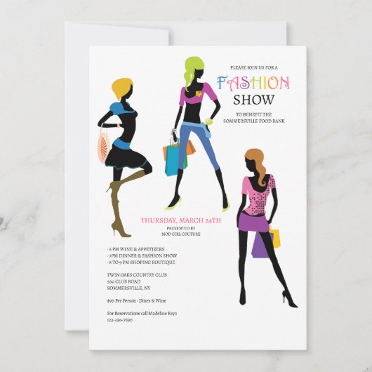 Mod Girls Modeshow Kaart (Voorkant)