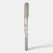 Mod Gray Custom Monogram Fotocollage Case-Mate iPhone Case (Achterkant / Rechts)