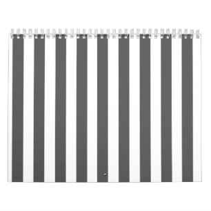 Mod Grey Stripes Pattern Kalender
