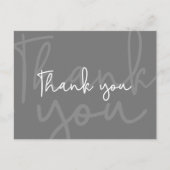 Mod grijs Baby shower geslacht neutraal Aankondigingskaart (Voorkant)