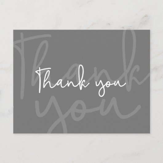 Mod grijs Baby shower geslacht neutraal Aankondigingskaart (Voorkant)