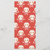 Mod Halloween Bruiloft Party Menu (Achterkant)