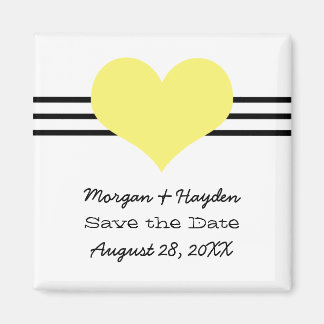 Mod hart Opslaan Datum magneet, Geel Magneet