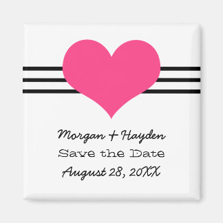 Mod hart Opslaan Datum magneet, Roze Magneet