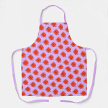 Mod Heart All-Over Print Apron, medium