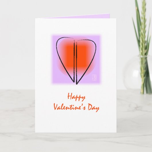 MOD Heart Love "I Love You" Valentijn Card Kaart (Voorkant)