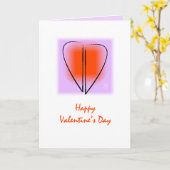 MOD Heart Love "I Love You" Valentijn Card Kaart (Gele Bloem)