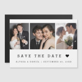 Mod Heart Zwart Wit Custom Foto bruiloft (Voorkant / Achterkant)