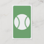 mod honkbal visitekaartje (Achterkant)