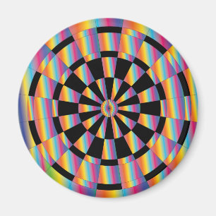 Mod Iridescent Dartboard Magneet