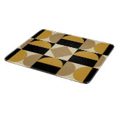 Mod jaren 70 Retro Stijl Geometrisch Ontwerp Snijplank (Hoek)