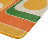 Mod jaren 70 Retro Stijl Geometrisch Ontwerp Snijplank (Hoek)