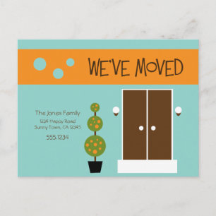 Mod - Just Moved-aankondiging Aankondigingskaart