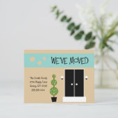 Mod - Just Moved-aankondiging Aankondigingskaart (Staand voorkant)