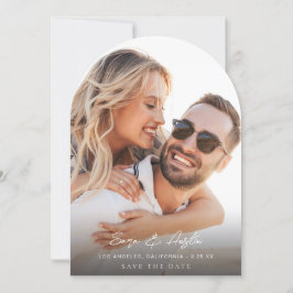 MOD Kalligrafie Foto Verticaal Sla de datumboog op Kaart