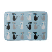 Mod Katten Aangepaste kleur Wismat Badmat (Voorkant)