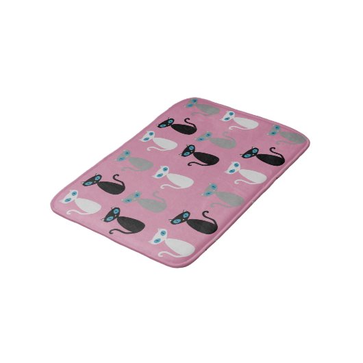 Mod Katten Aangepaste kleur Wismat Badmat (Gekanteld)