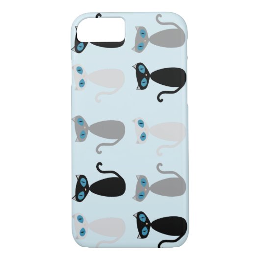 Mod Katten Telefoon Case (Achterkant)