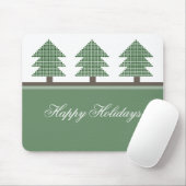 Mod Kerstbomen Holiday Mousepad Muismat (Met muis)
