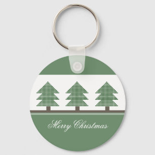 Mod kerstbomen Sleutelhanger