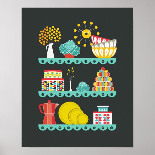  Mod Kitchen Poster (Voorkant)