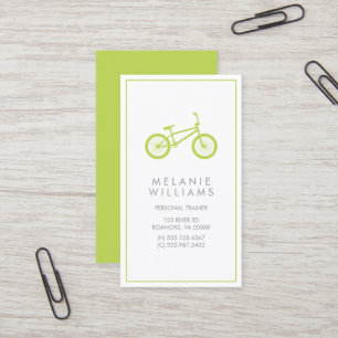 Mod Kiwi Green Bicycle Visitekaartje