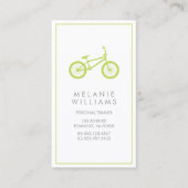 Mod Kiwi Green Bicycle Visitekaartje (Voorkant)