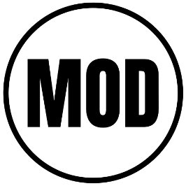 MOD - Klassieke Sticker van de Modesto