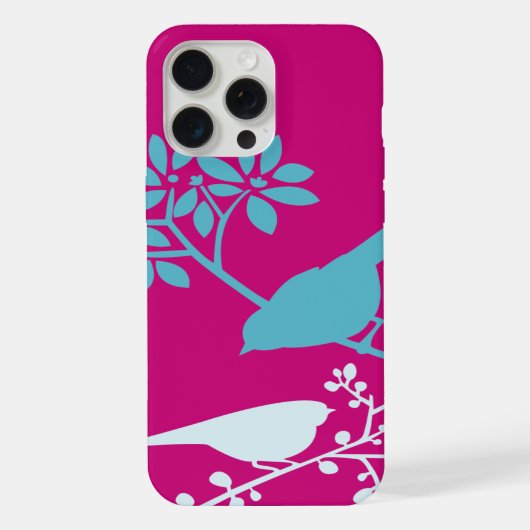 Mod Kleurrijke Vogels iPhone Hoesje (Achterkant)