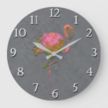 Mod Kleurrijke Zomer Flamingo Chic Moderne Grijs