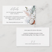 MOD Kokoskoraal & witte flora - Gegevens SM Informatiekaartje (Voorkant / Achterkant)