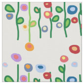 Mod kunst bloemen stof (Close Up)