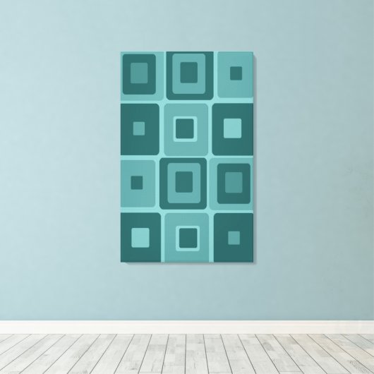  mod-kunst op Canvas Afdruk (Insitu (Houten vloer))