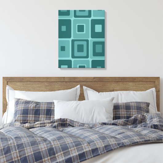  mod-kunst op Canvas Afdruk (Insitu (Slaapkamer))