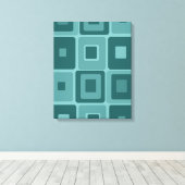 mod-kunst op Canvas Afdruk (Insitu (Houten vloer))