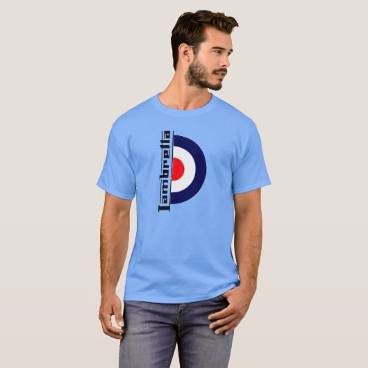 Mod Lambretta Retro T-shirt (Voorkant volledig)