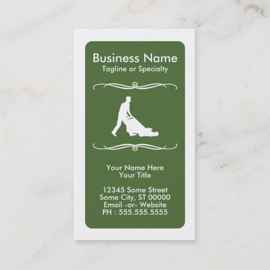 mod lawn mowings loyalty card (Voorkant)