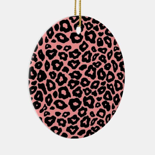Mod Leopard Keramisch Ornament (Rechts)