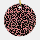 Mod Leopard Keramisch Ornament (Voorkant)