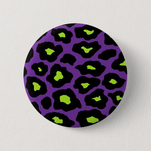 Mod Leopard Ronde Button 5,7 Cm (Voorkant)