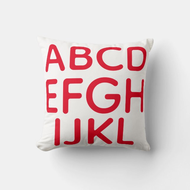 Mod Letters Kussen (Voorkant)