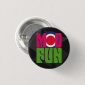 Mod leuke pSyChOuT-logo-toets Ronde Button 3,2 Cm (Voorkant /achterkant)