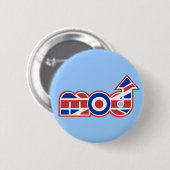 Mod Logo 2 Ronde Button 5,7 Cm (Voorkant /achterkant)