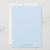 Mod Ma Baby Boy Baby shower Uitnodiging (Achterkant)